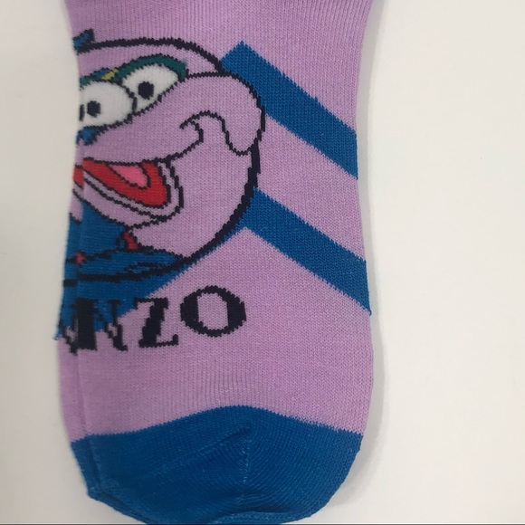 THE MUPPETS “Gonzo” Footie Socks Sz. 5-10 NEW - Picture 6 of 7